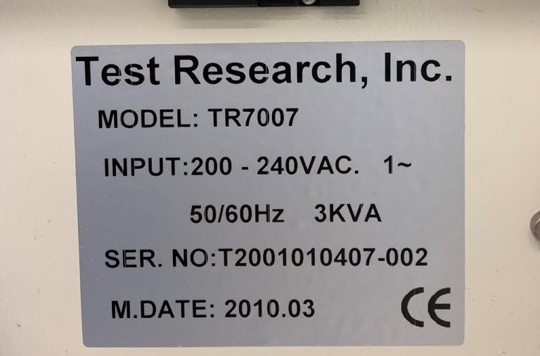 TRI Test Research 2010 TR7007 3D SPI Solder paste inspection 10407